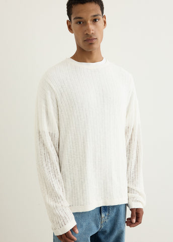 Pointelle Knit Sweater