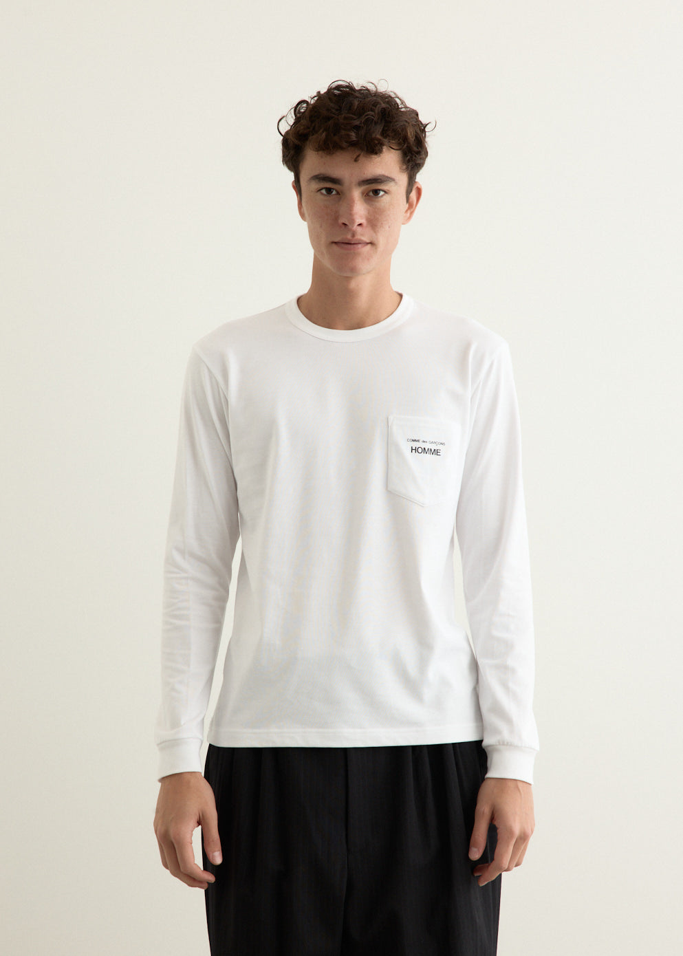 Garment Print Long-Sleeve T-Shirt