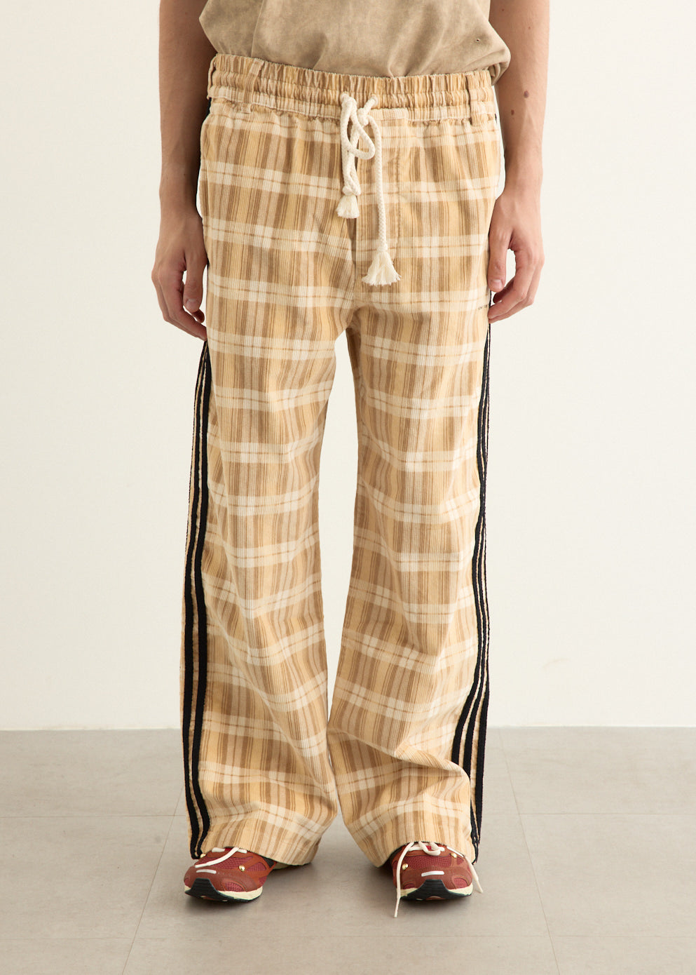 x Song for the Mute 006 Plaid Track Pants