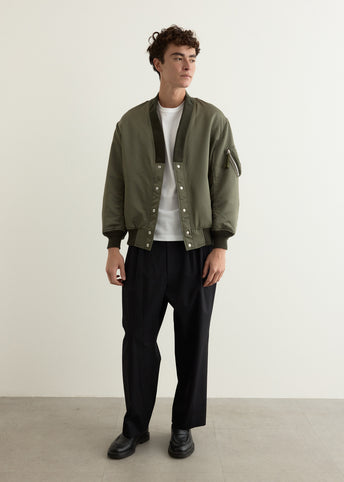 Cotton Nylon Double Twill Bomber