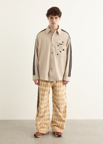 x Song for the Mute 006 Plaid Track Pants