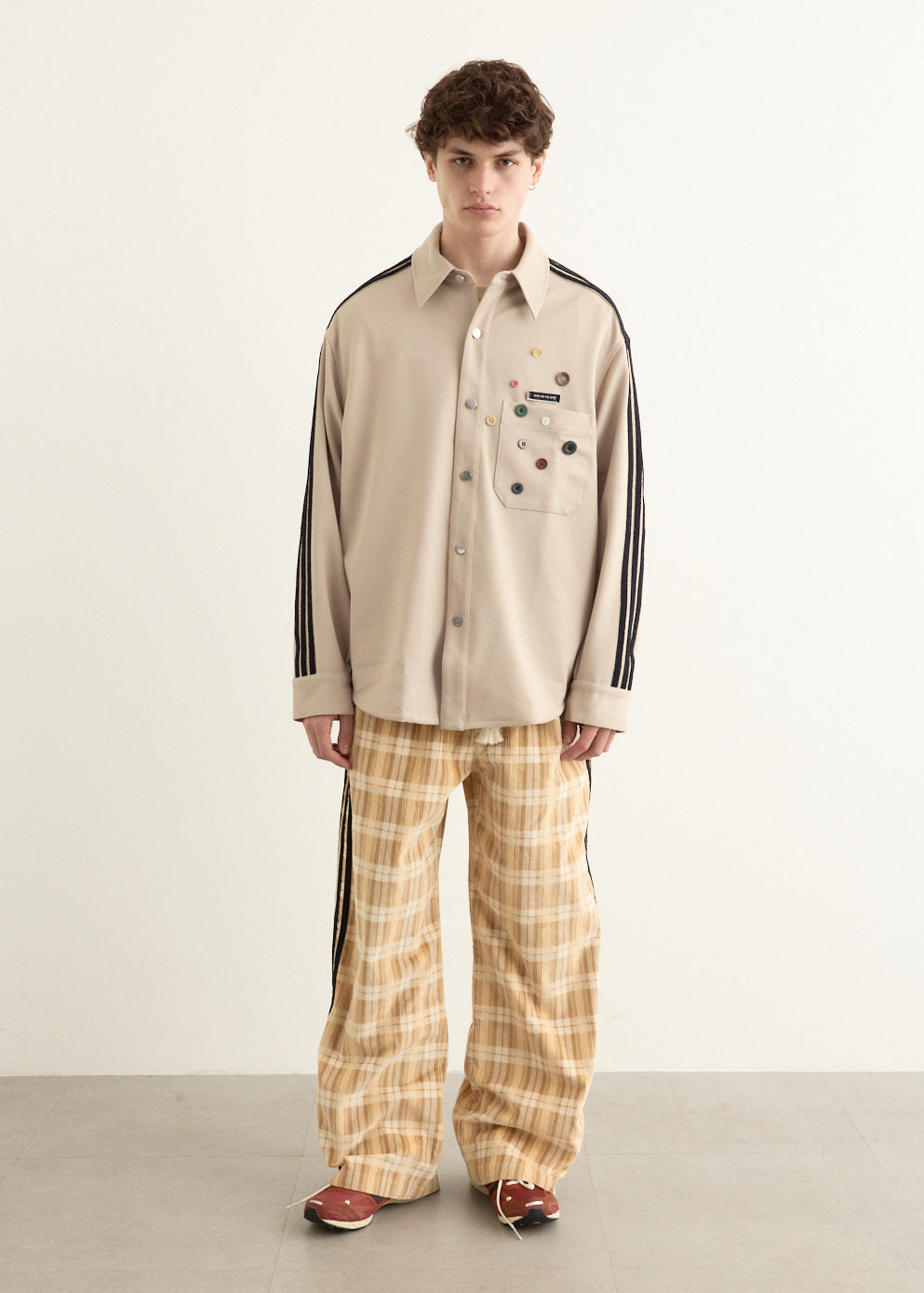 x Song for the Mute 006 Plaid Track Pants