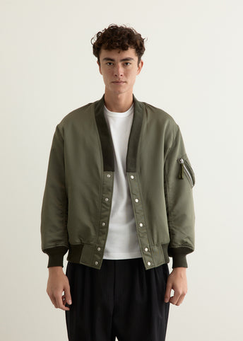 Cotton Nylon Double Twill Bomber
