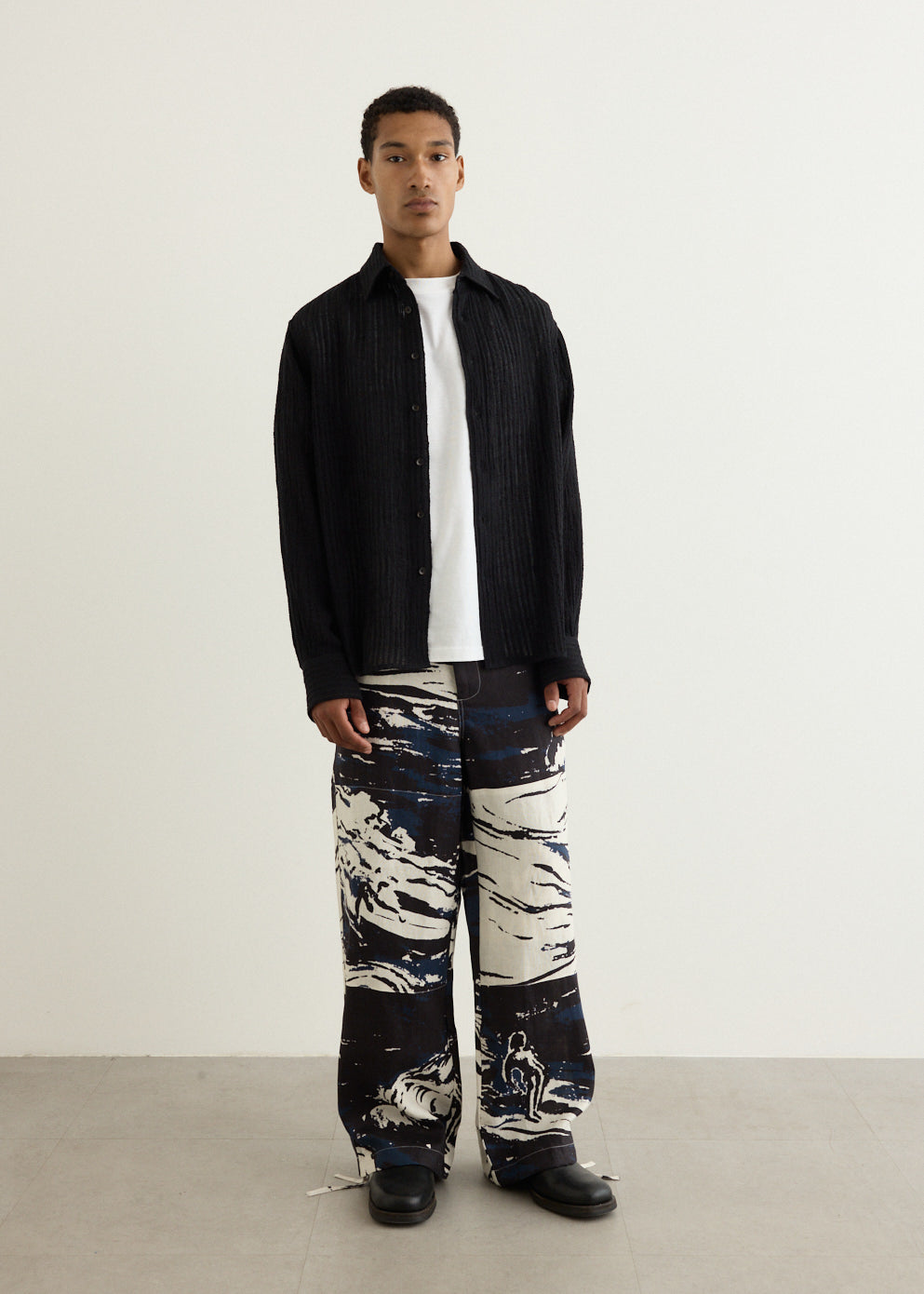 Painted Surf Patch Trousers