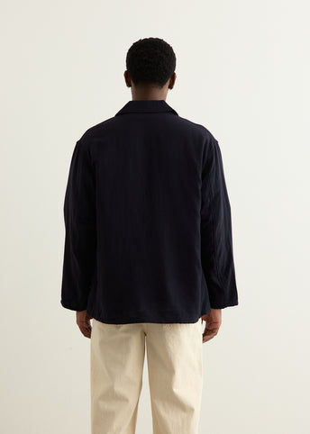 Wool Gauze Work Shirt Jacket