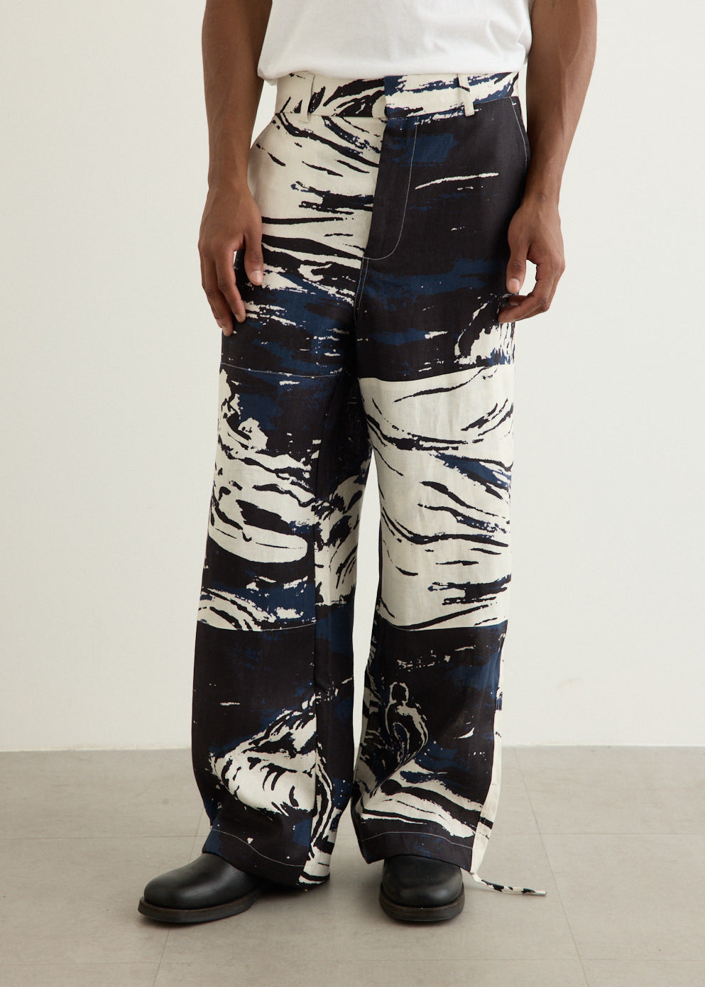 Painted Surf Patch Trousers