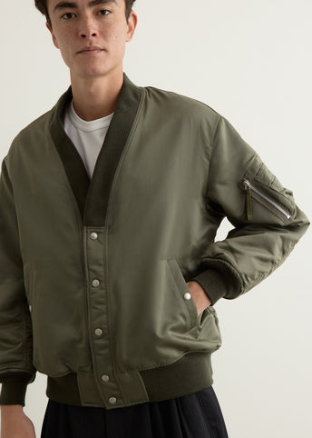 Cotton Nylon Double Twill Bomber