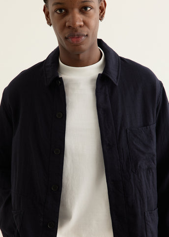 Wool Gauze Work Shirt Jacket