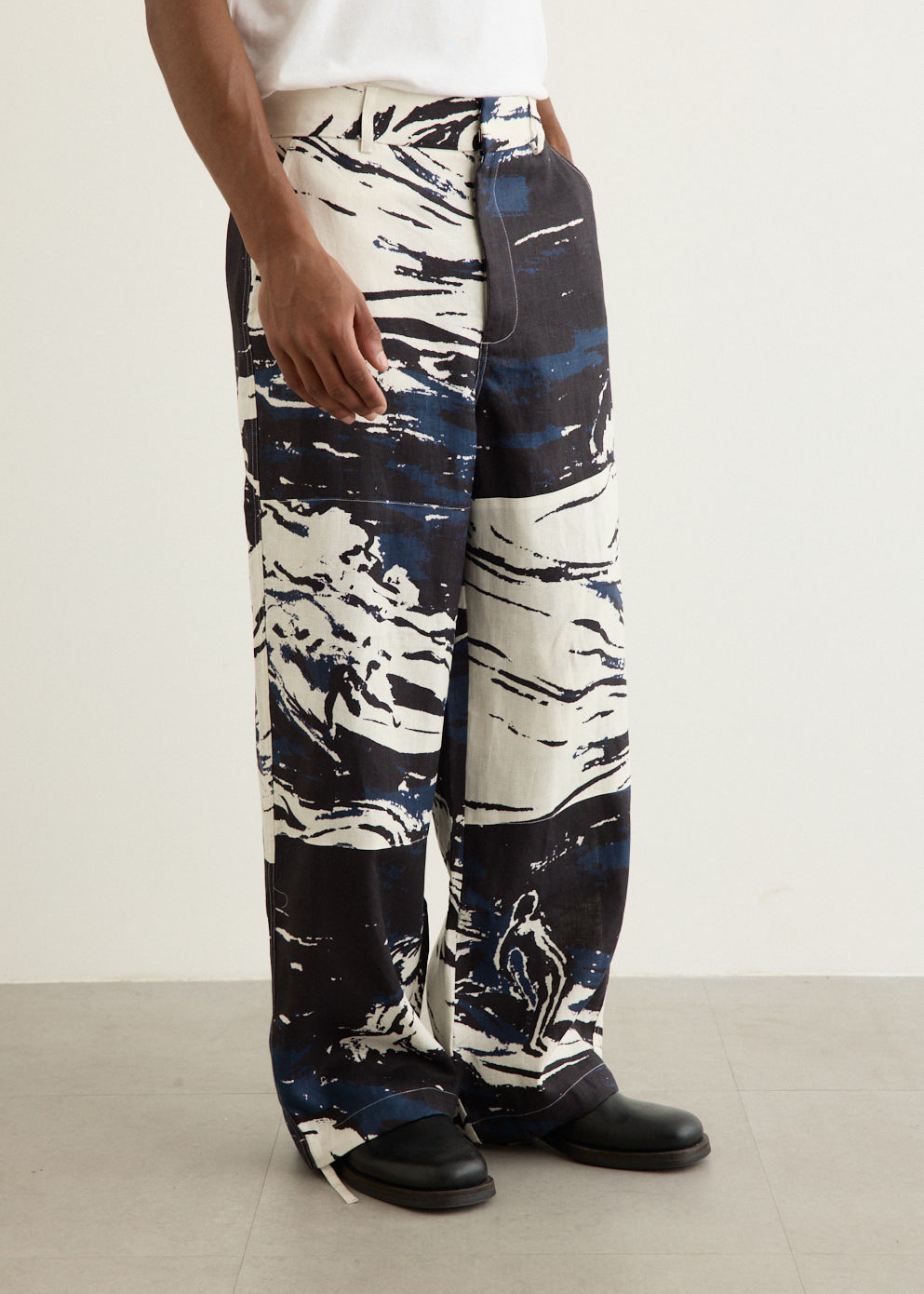Painted Surf Patch Trousers