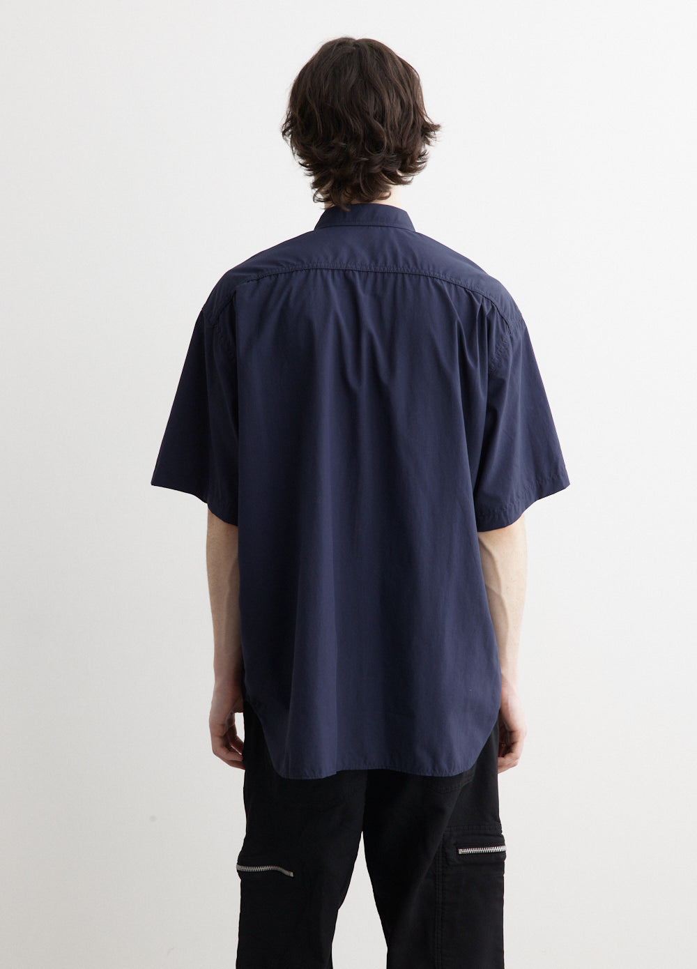 Nylon Typewriter Short Sleeve Shirt