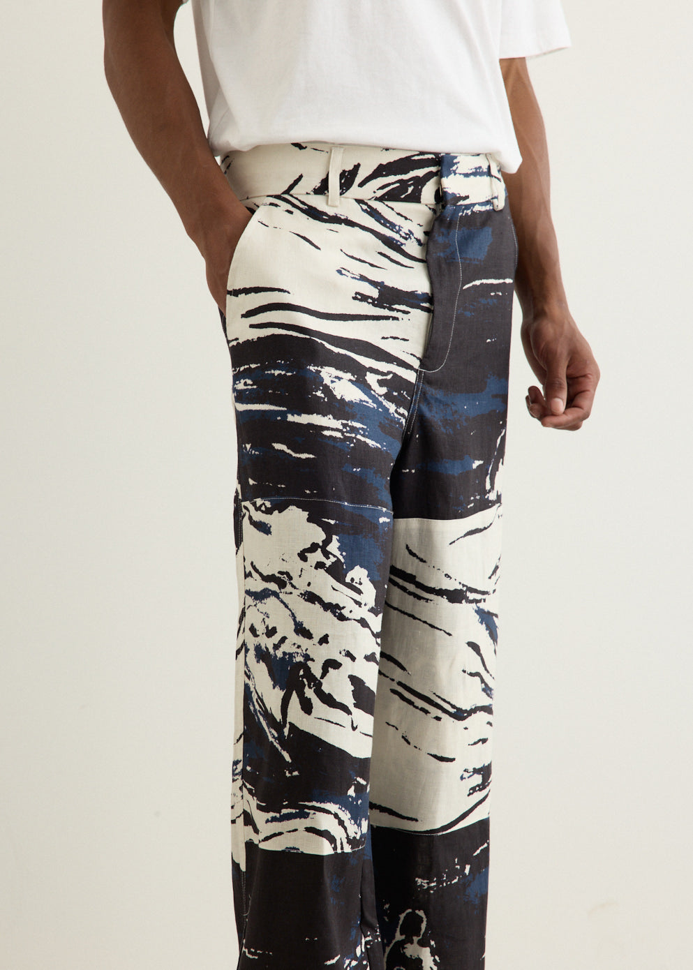Painted Surf Patch Trousers