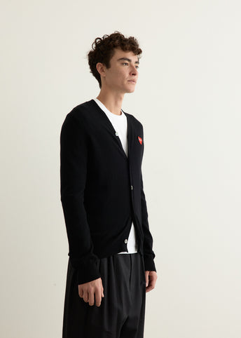Red Heart V-Neck Cardigan