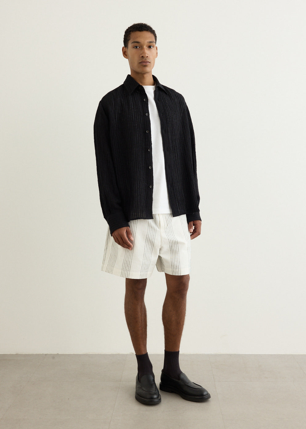 Kantha Patch Pocket Shorts
