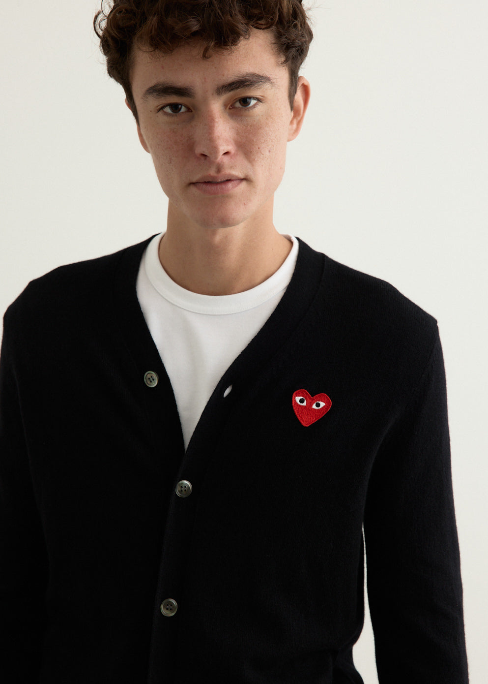 Red Heart V-Neck Cardigan