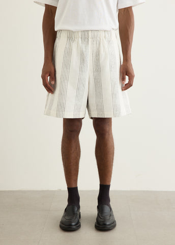 Kantha Patch Pocket Shorts