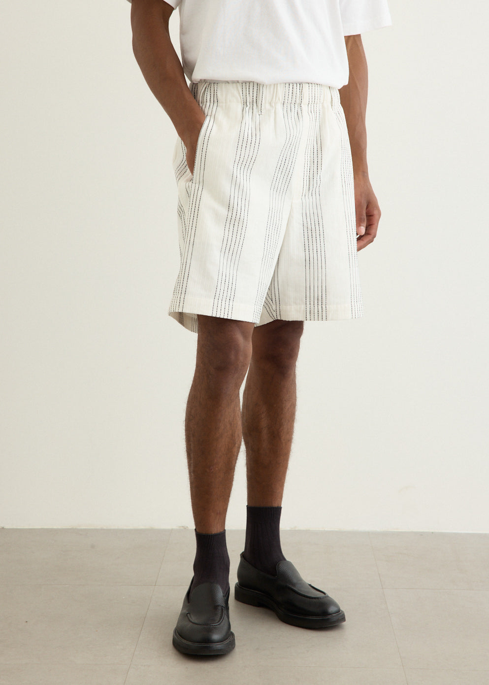 Kantha Patch Pocket Shorts