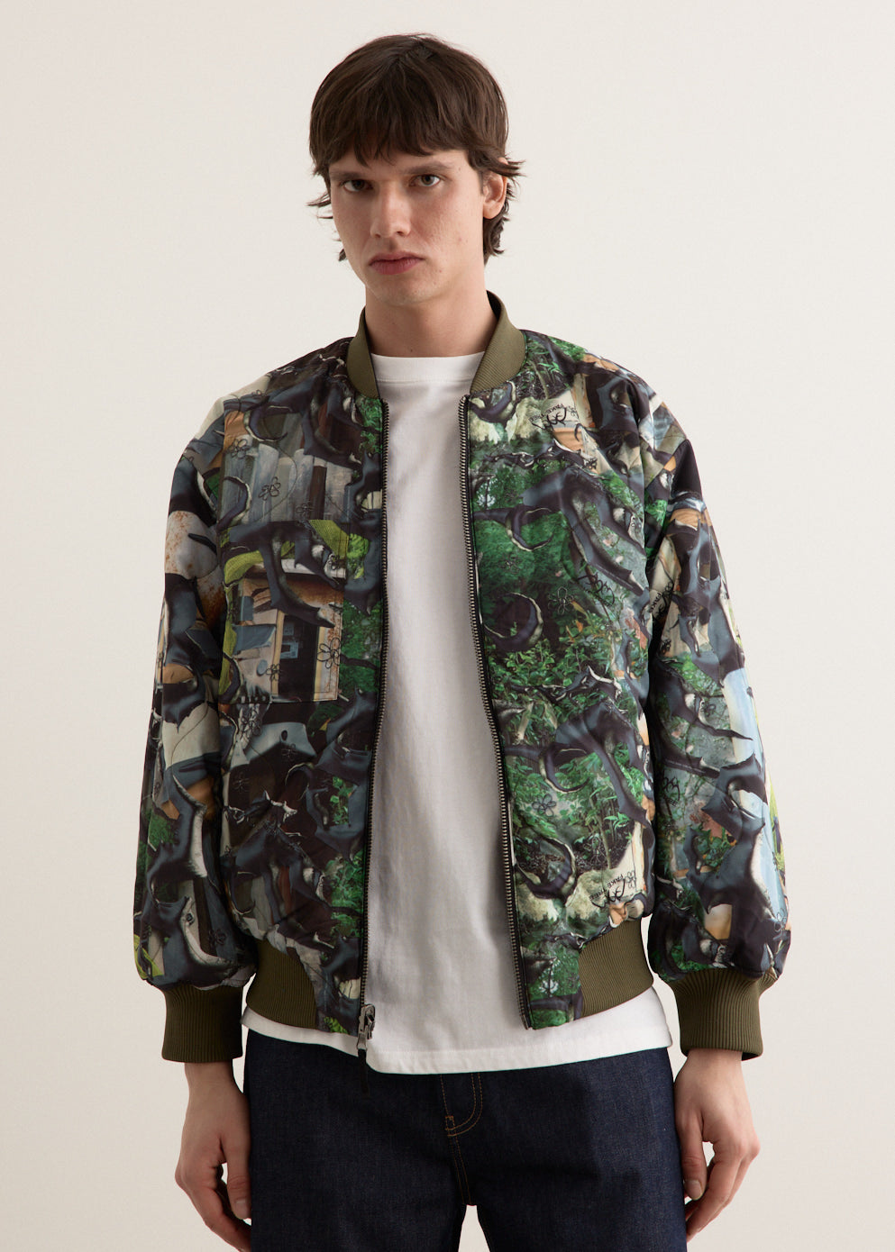 Real Tree Reversible Bomber Jacket