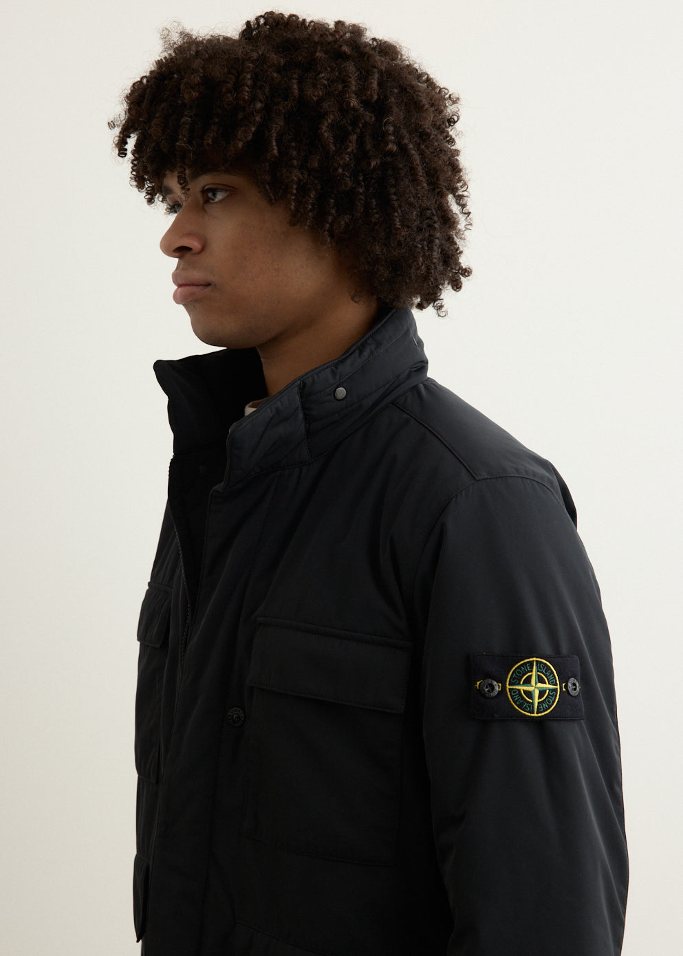 Padded Micro Twill Field Jacket
