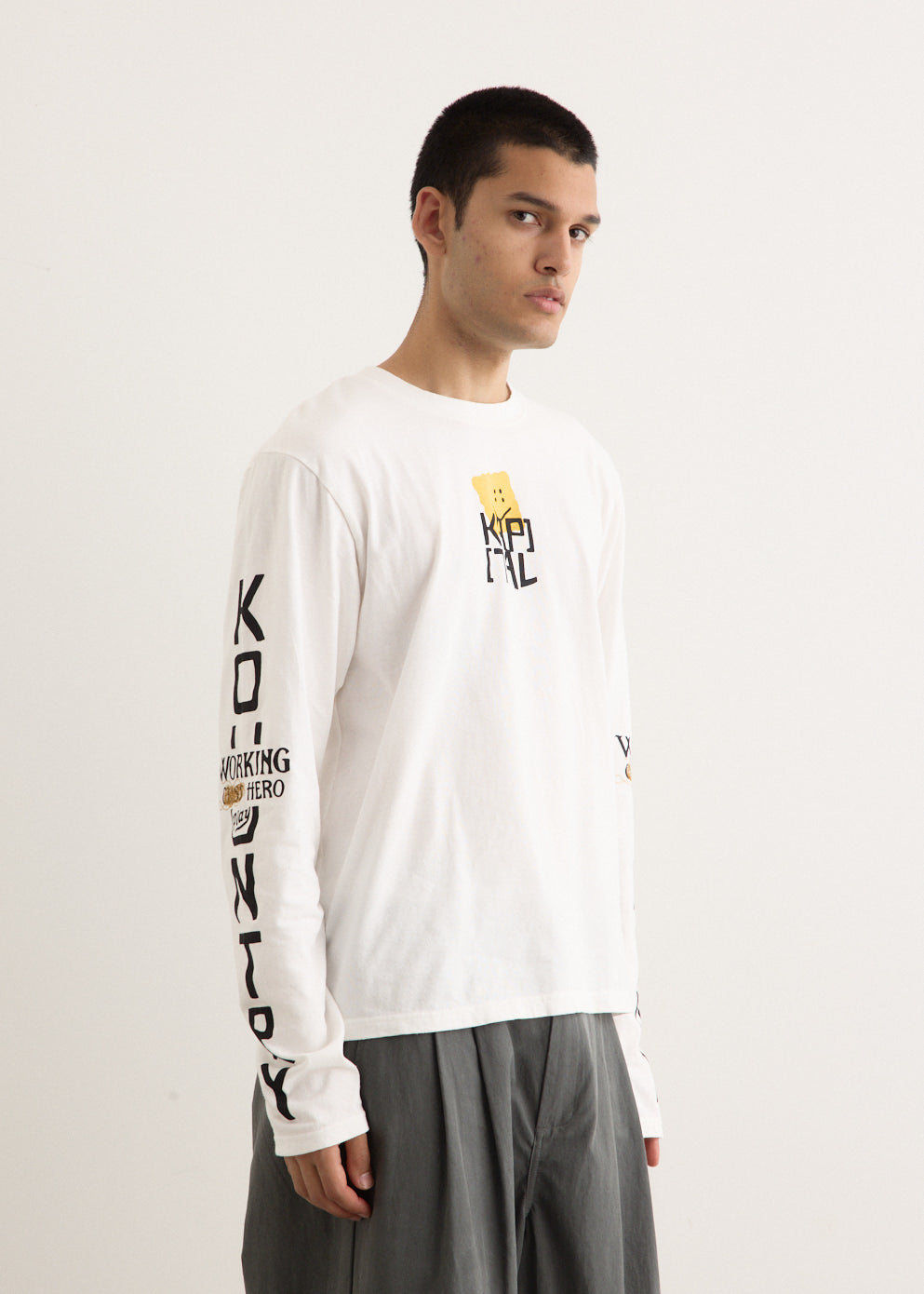 20/-Jersey Crew Long Sleeve T-Shirt (PECKISH KAP)