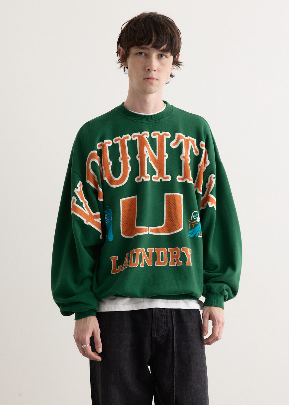 Kapital - 30/-SWT Knit BIG Sweatshirt (BIG KOUNTRY) - Sweater,Specials : American Fashion Style Bags On Sale