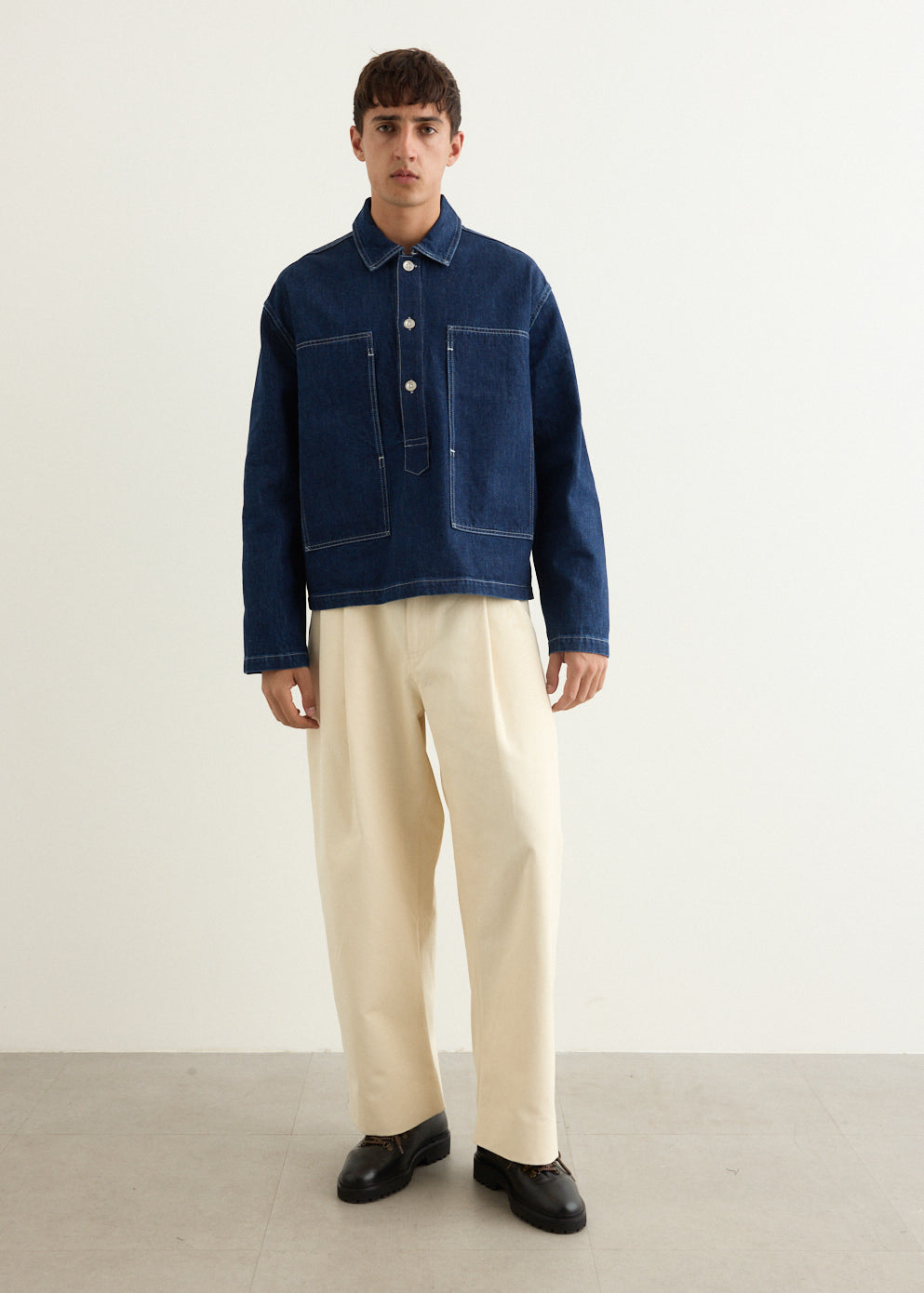 York Denim Popover Shirt