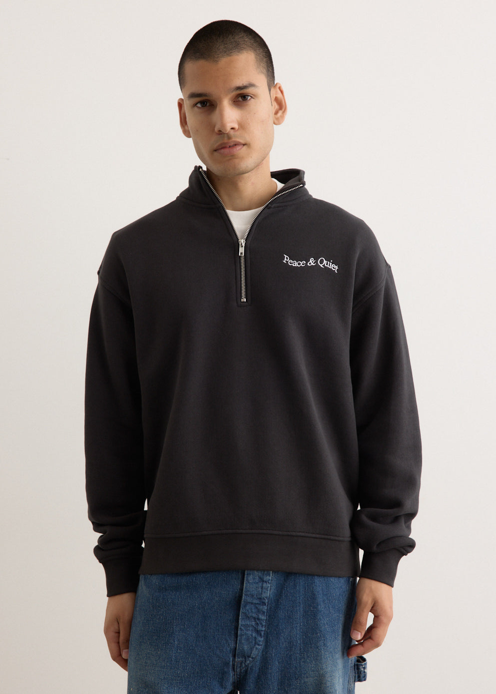Wordmark Quarter Zip-Up