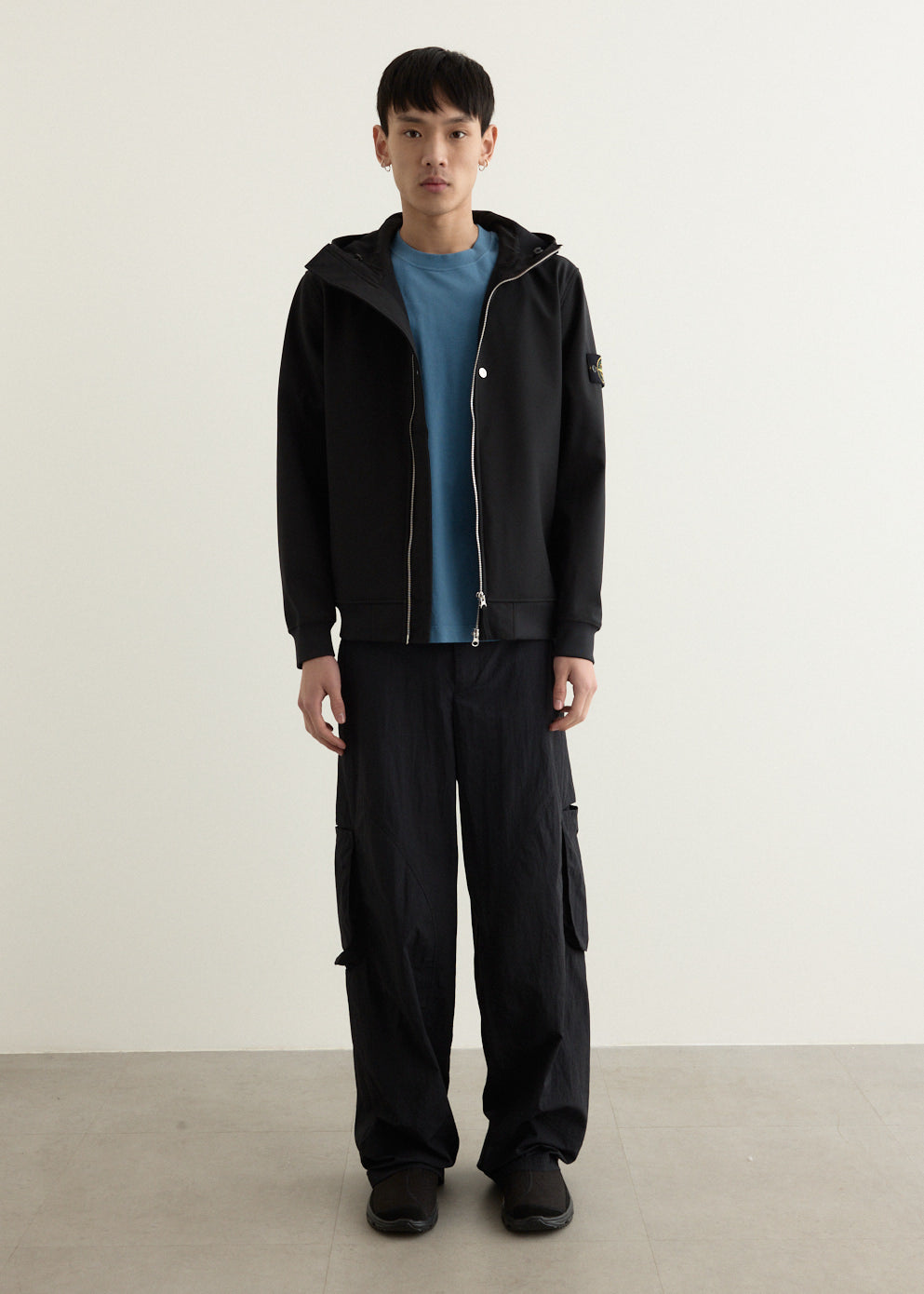 Light Soft Shell Hooded Jacket