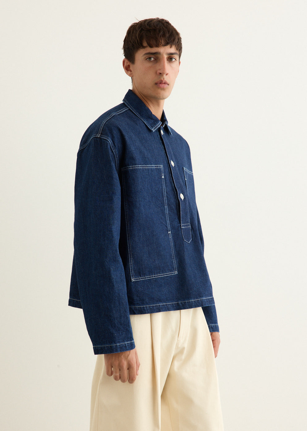 York Denim Popover Shirt