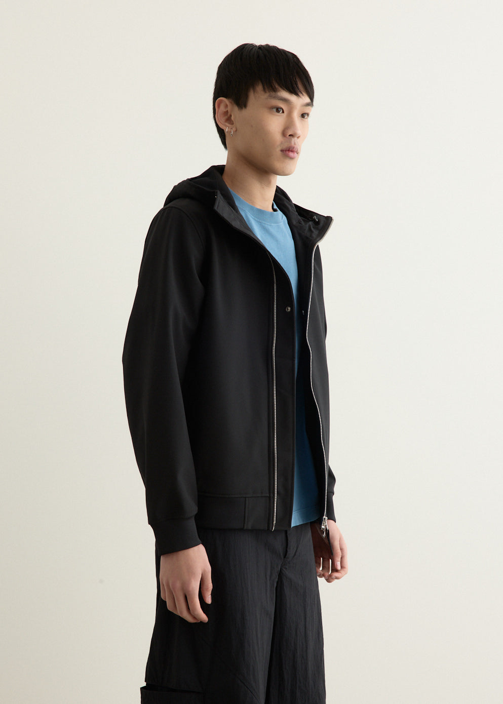 Light Soft Shell Hooded Jacket