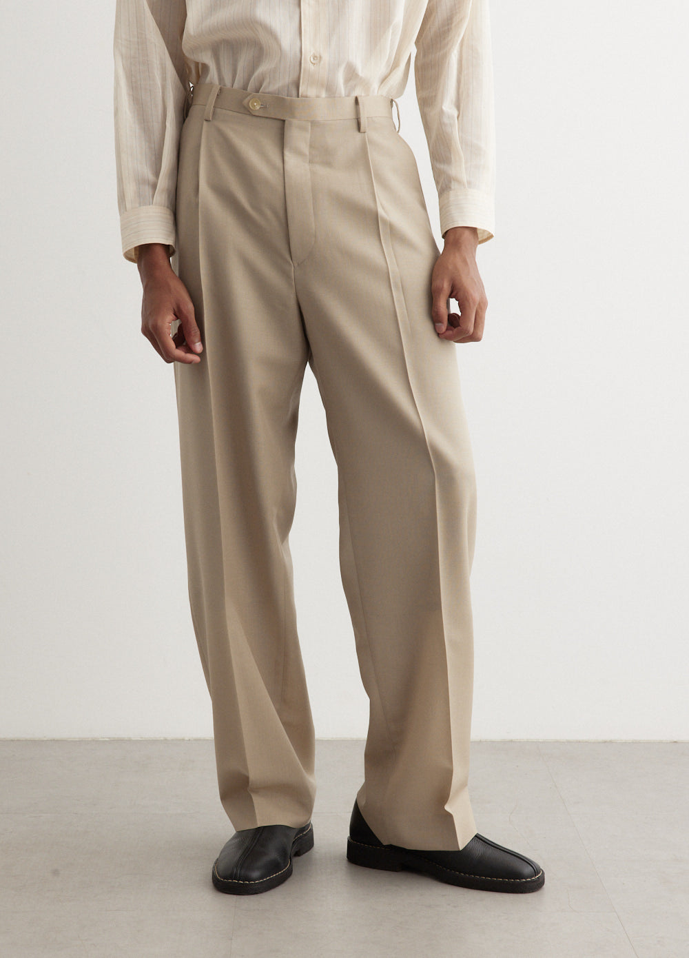 Tropical Wool Kid Mohair Slacks