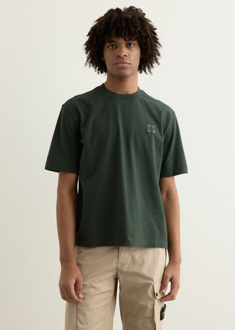 Regular Fit Compass Patch Overdyed T-Shirt
