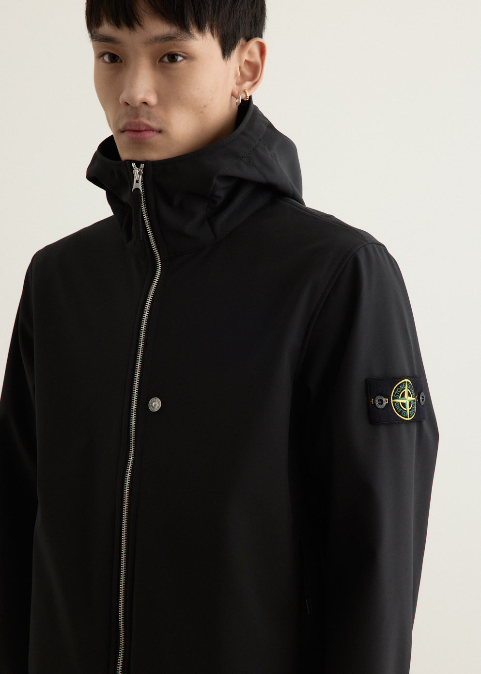 Light Soft Shell Hooded Jacket