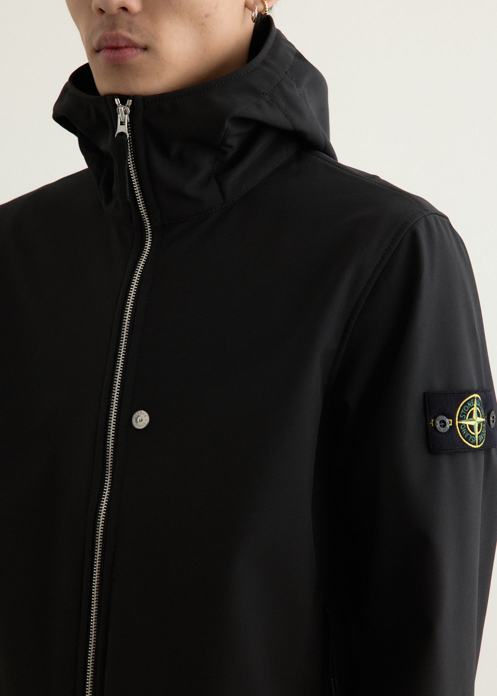 Light Soft Shell Hooded Jacket