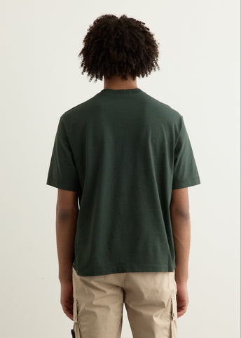 Regular Fit Compass Patch Overdyed T-Shirt