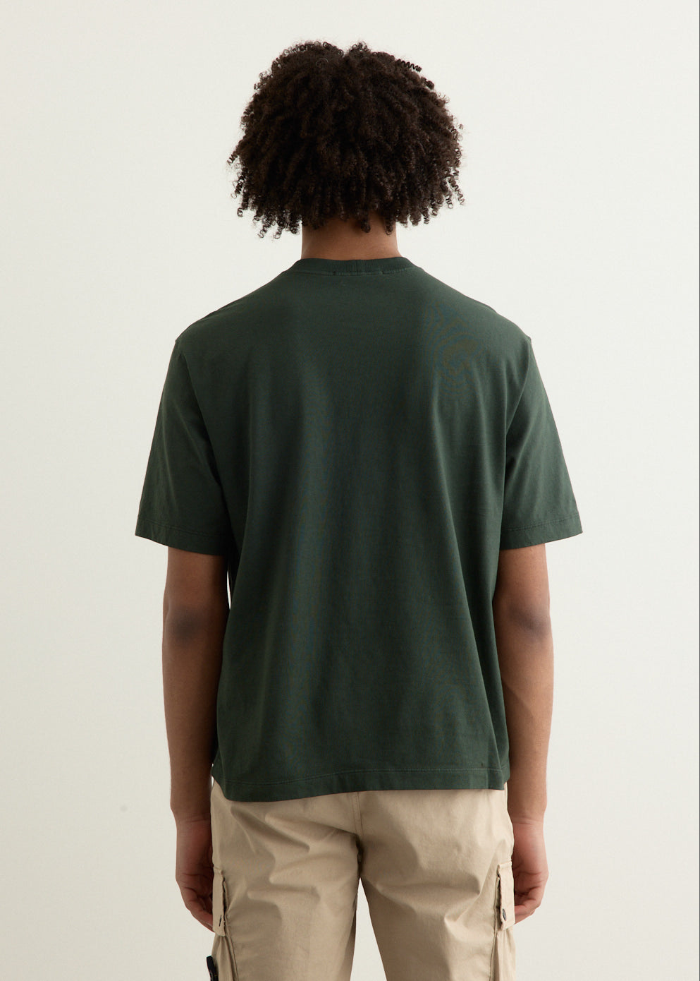 Regular Fit Compass Patch Overdyed T-Shirt