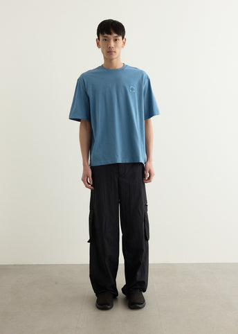 Regular Fit Compass Patch Overdyed T-Shirt