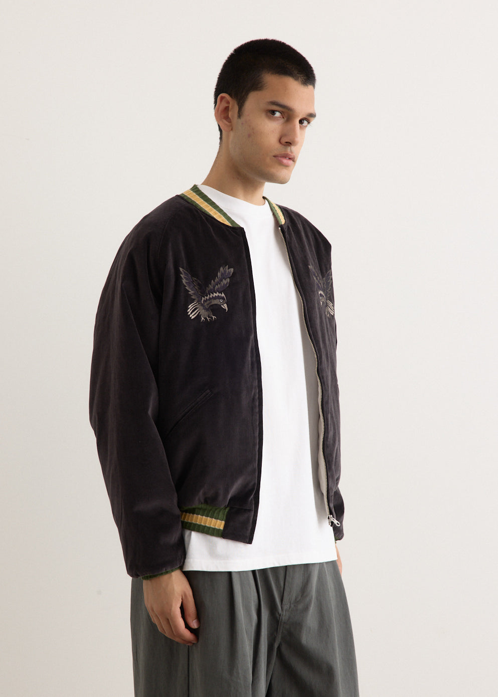 Velveteen Souvenir Jacket (Raven&Skull)