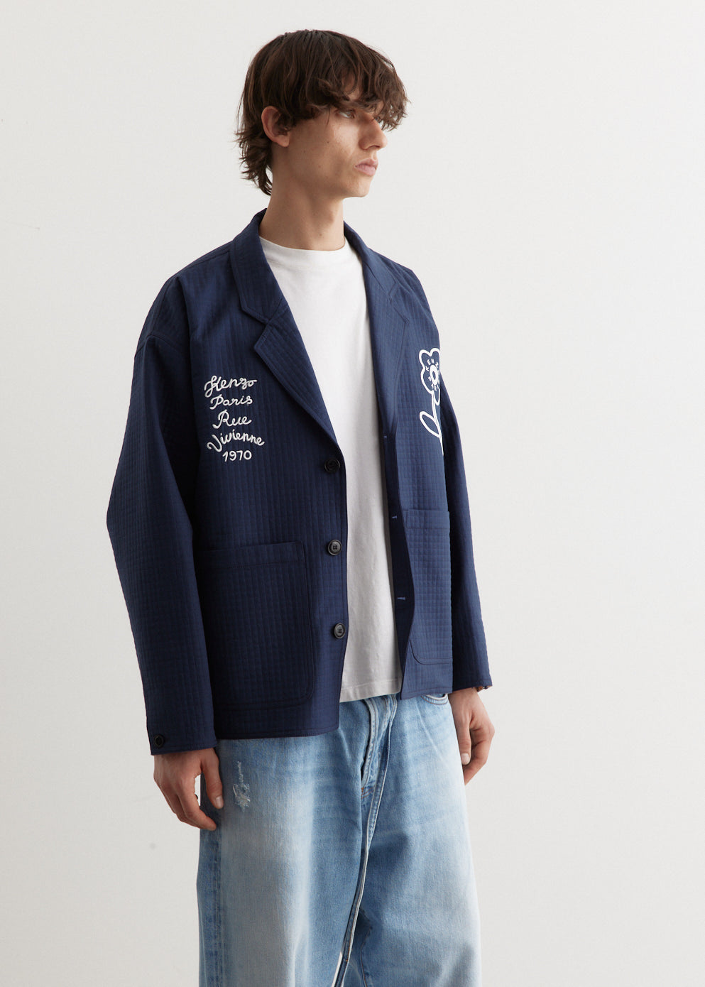Rue Vivienne Embroidered Workwear Jacket