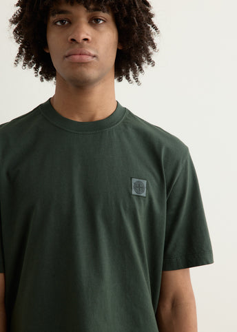 Regular Fit Compass Patch Overdyed T-Shirt