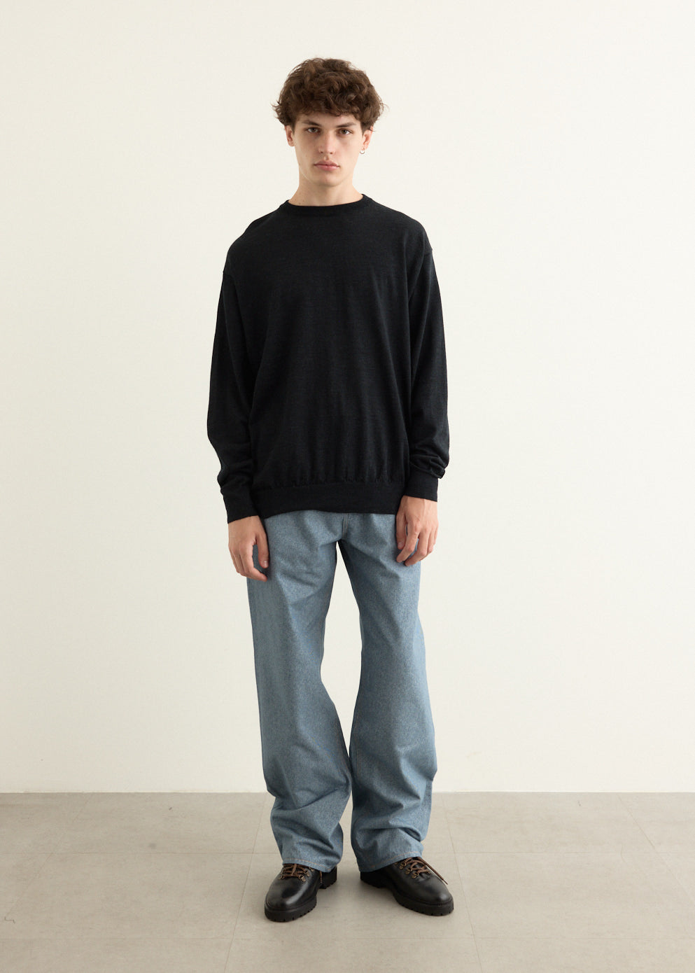 Wool Crew Neck Knit