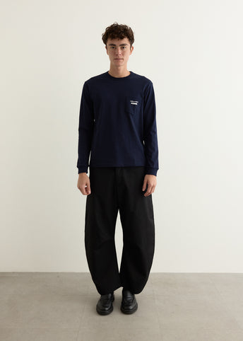 Garment Print Long-Sleeve T-Shirt