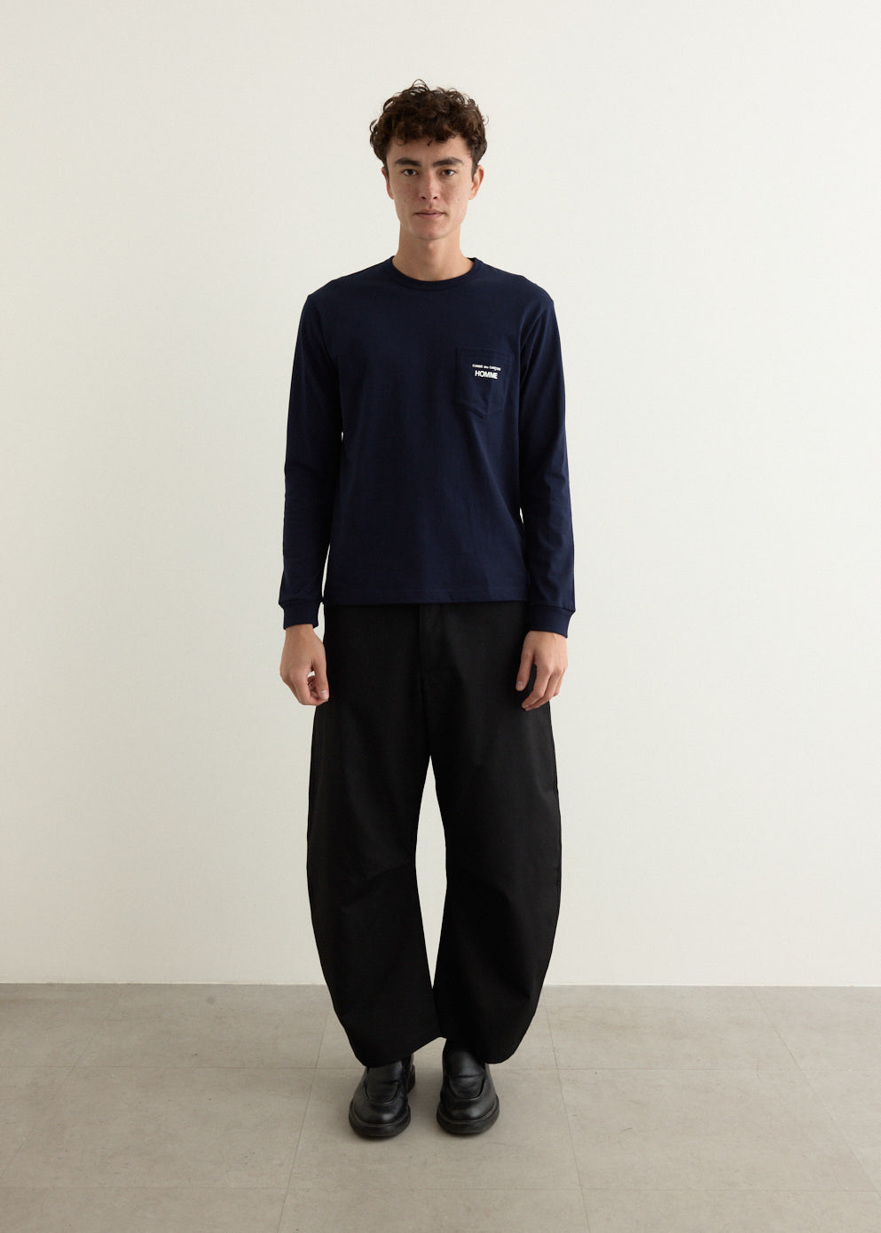 Garment Print Long-Sleeve T-Shirt