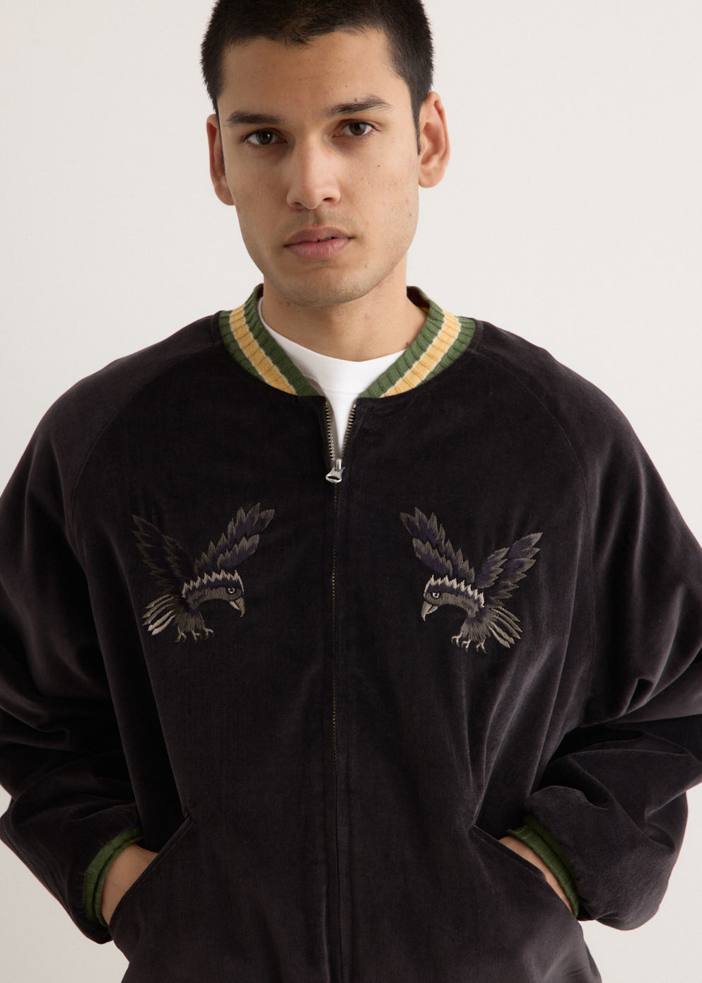 Velveteen Souvenir Jacket (Raven&Skull)