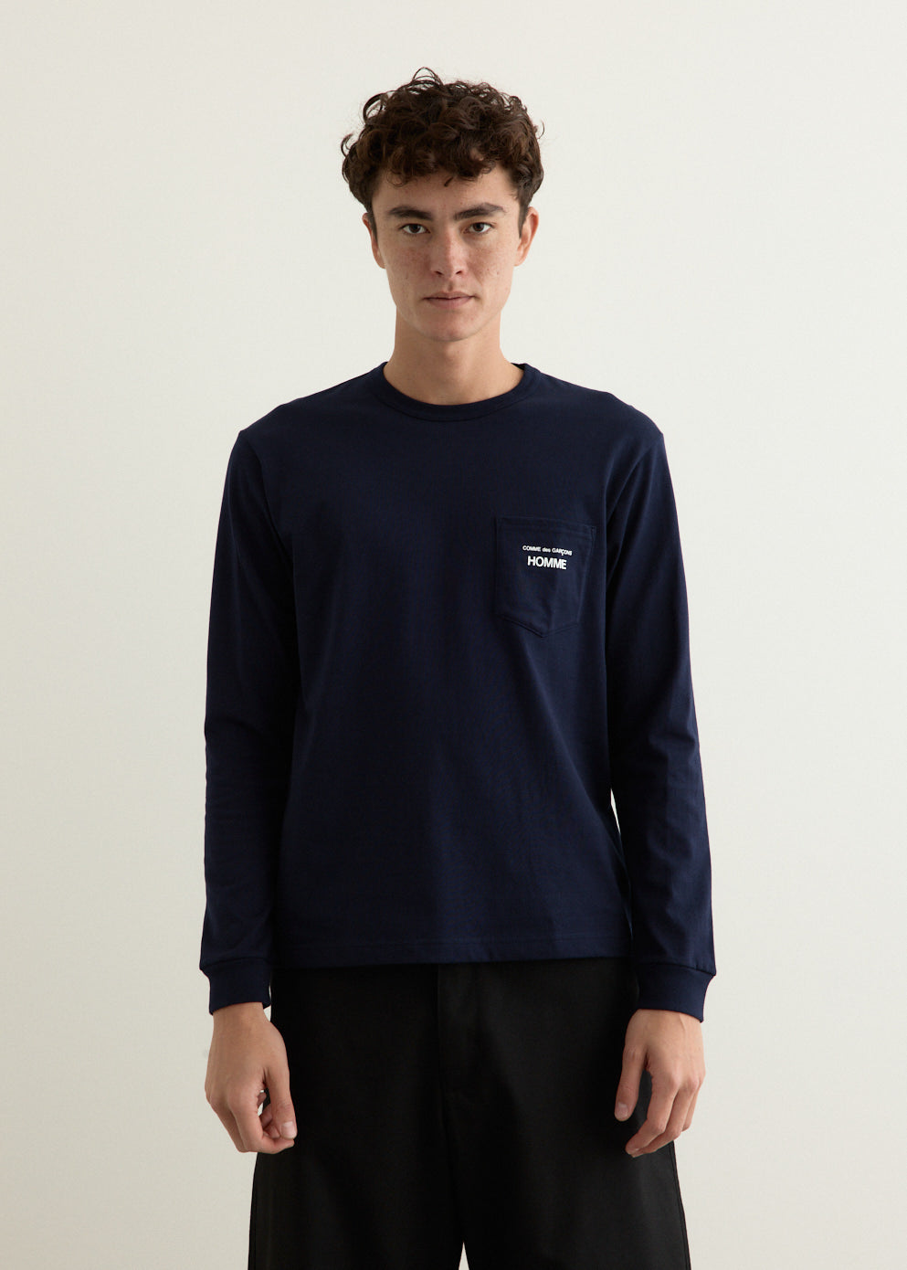 Garment Print Long-Sleeve T-Shirt