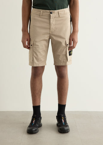 Supima Cotton Twill Stretch Cargo Shorts