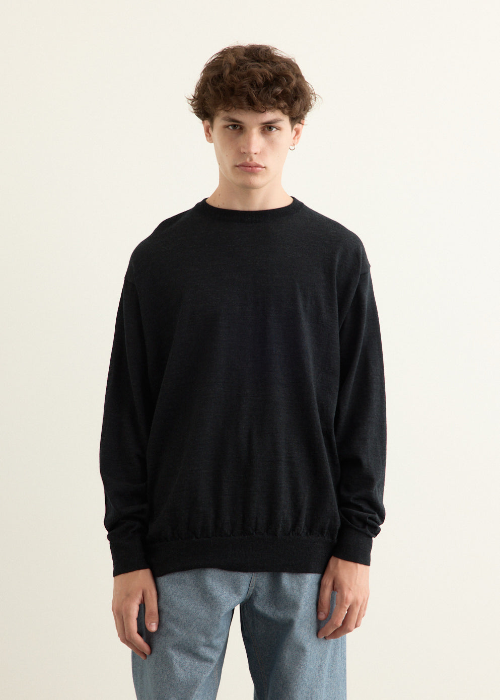 Wool Crew Neck Knit