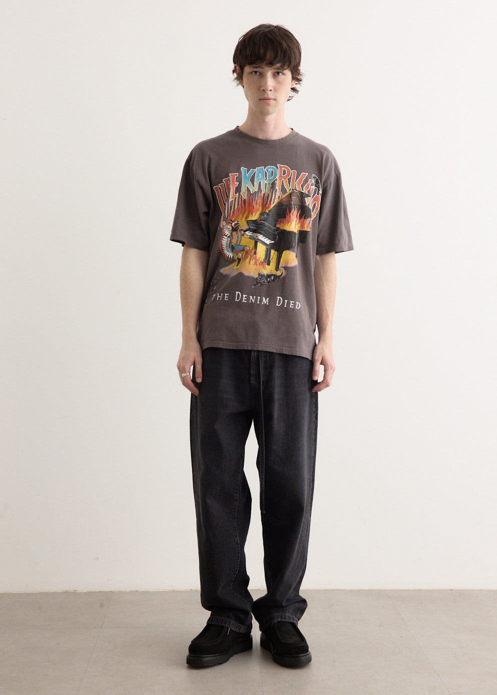 20/-Jersey Crew T-Shirt (BURNING PIANO)