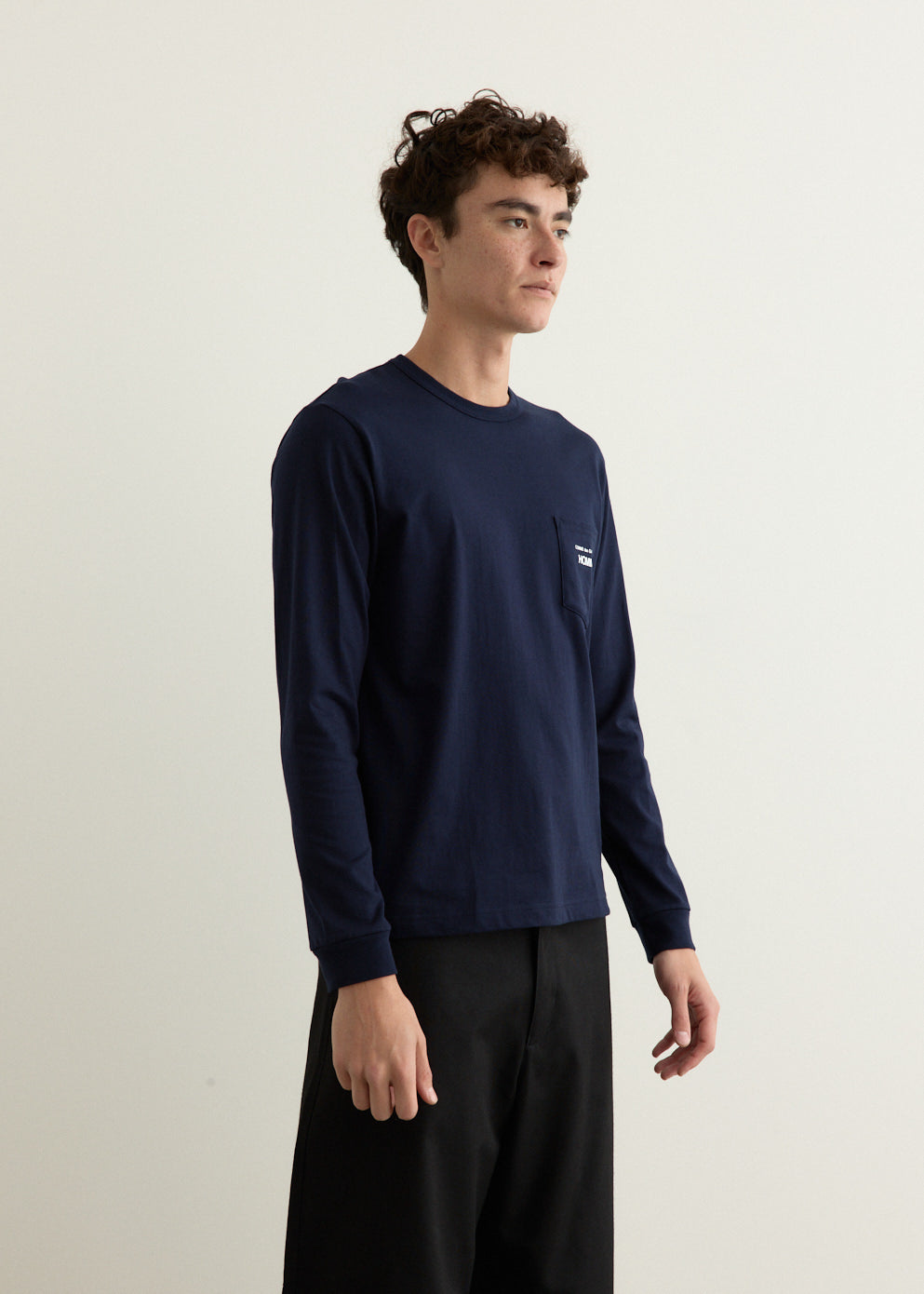 Garment Print Long-Sleeve T-Shirt
