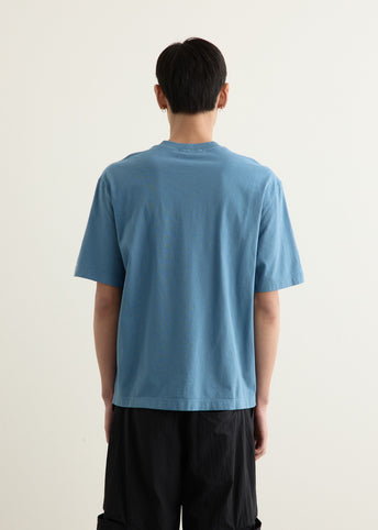 Regular Fit Compass Patch Overdyed T-Shirt
