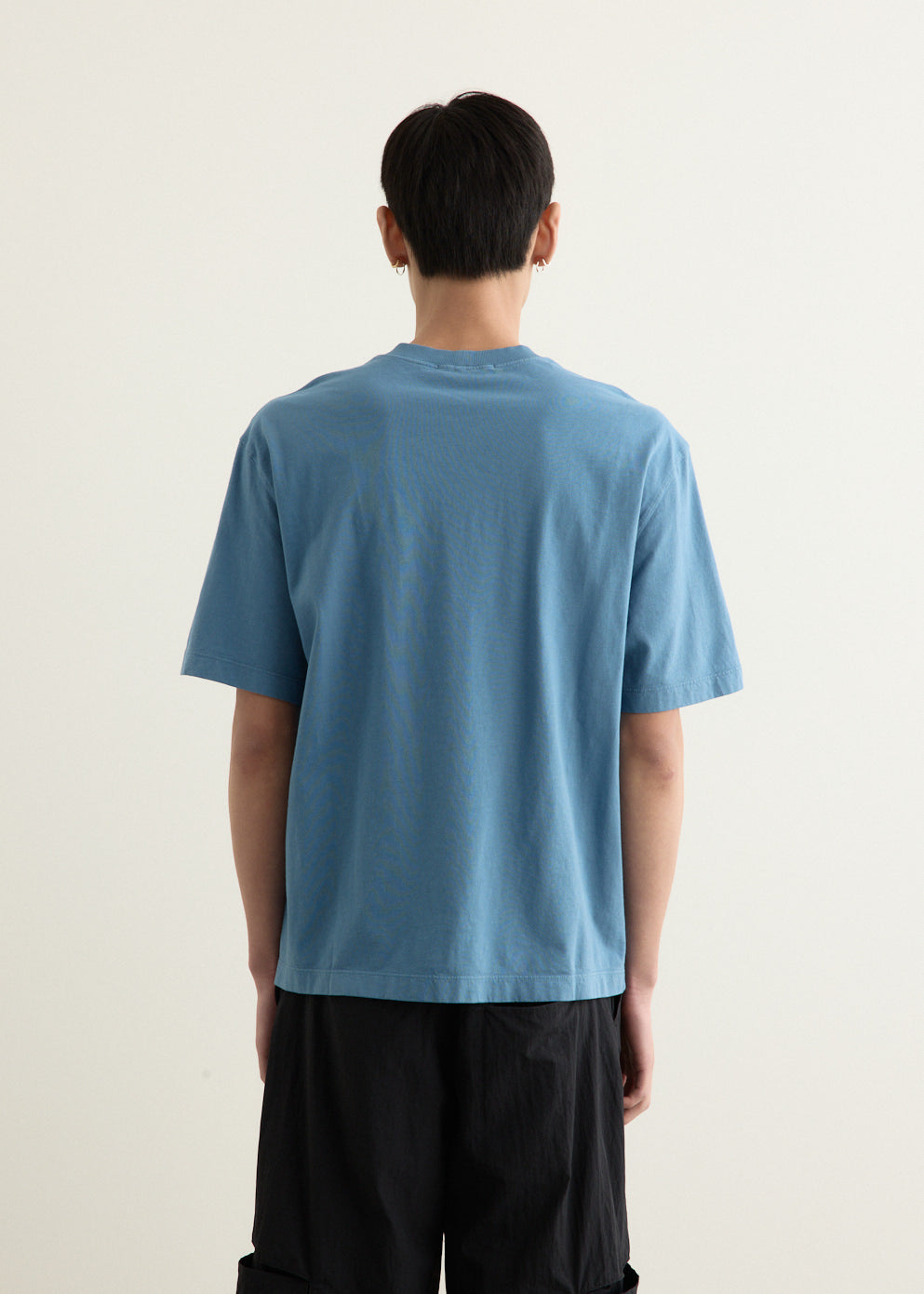 Regular Fit Compass Patch Overdyed T-Shirt
